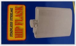 Bewild Brushed Stainless Steel 8 Ounce Liquor Flask Flasks