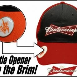 Bewild Budweiser Bowtie Logo Bottle Opener Hat