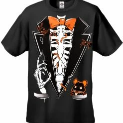 Bewild Buried Alive Halloween Tuxedo Men's T-Shirt Halloween Prints