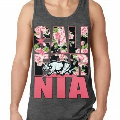 Bewild California Floral Pattern Tank Top Cool Funny & Offensive 10 Bewild California Floral Pattern Tank Top Cool Funny & Offensive