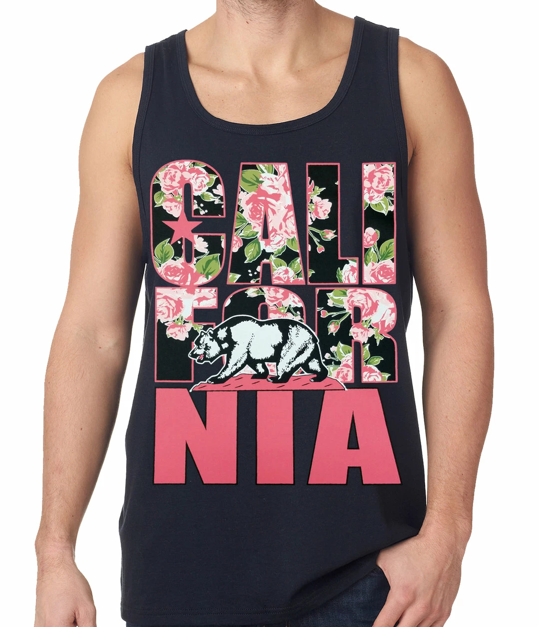 Bewild California Floral Pattern Tank Top Cool Funny & Offensive 7 Bewild California Floral Pattern Tank Top Cool Funny & Offensive