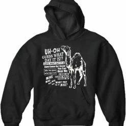 Bewild Camel Hump Day Guess What Adult Hoodie