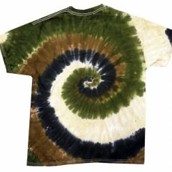 Bewild Camo Swirl Tie Dye Mens T-shirt