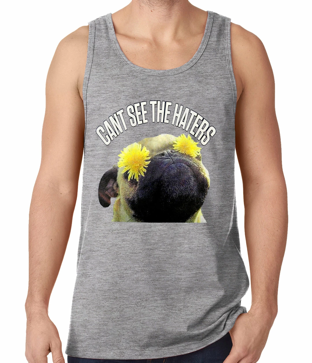 Bewild Can't See The Haters Funny Pug Tank Top Cool Funny & Offensive 6 Bewild Can't See The Haters Funny Pug Tank Top Cool Funny & Offensive