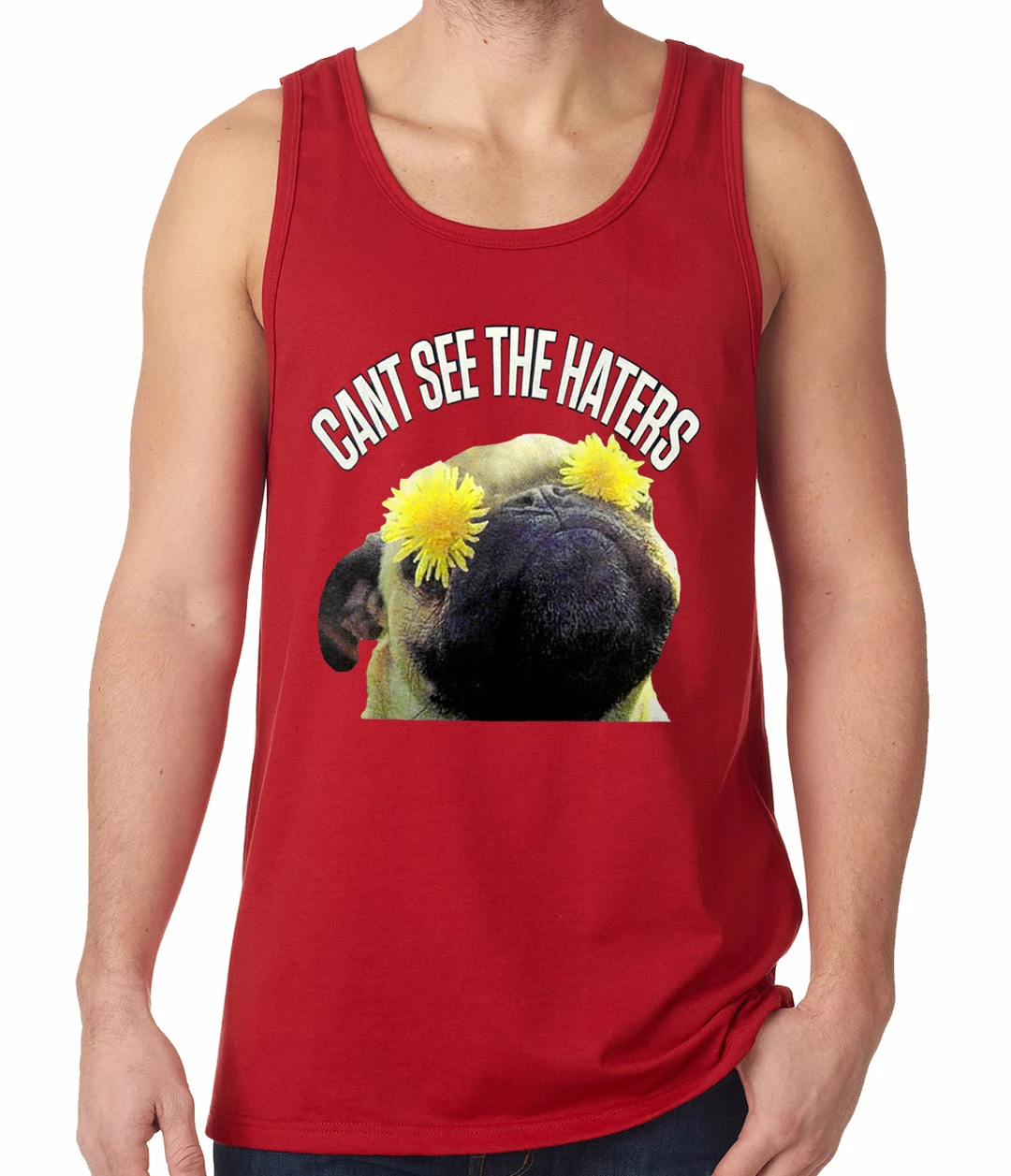 Bewild Can't See The Haters Funny Pug Tank Top Cool Funny & Offensive 8 Bewild Can't See The Haters Funny Pug Tank Top Cool Funny & Offensive