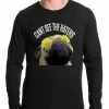 Bewild Cool Funny & Offensive Can't See The Haters Funny Pug Thermal Shirt
