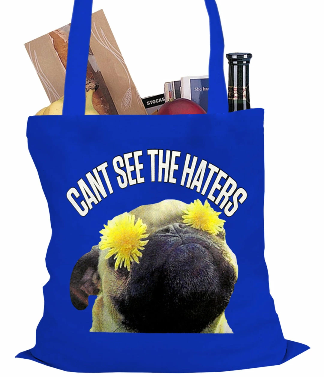 Bewild Can't See The Haters Funny Pug Tote Bag 9 Bewild Can't See The Haters Funny Pug Tote Bag