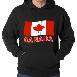 Bewild Canada Vintage Flag Adult Hoodie 14 Bewild Canada Vintage Flag Adult Hoodie