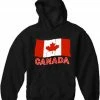 Bewild Canada Vintage Flag Adult Hoodie