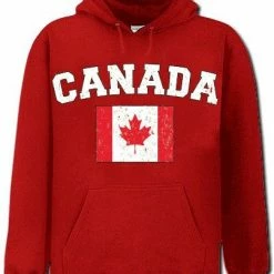 Bewild Canada Vintage Flag International Hoodie Nationality & Ethnic