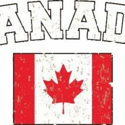 Bewild Canada Vintage Flag International Hoodie Nationality & Ethnic