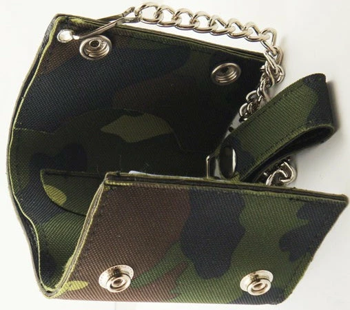 Bewild Canvas Camouflage Chain Wallet 7 Bewild Canvas Camouflage Chain Wallet