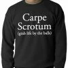 Bewild Carpe Scrotum - Grab Life By The Balls Crewneck