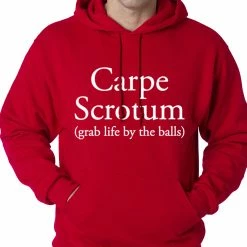 Bewild Carpe Scrotum - Grab Life By The Balls Hoodie