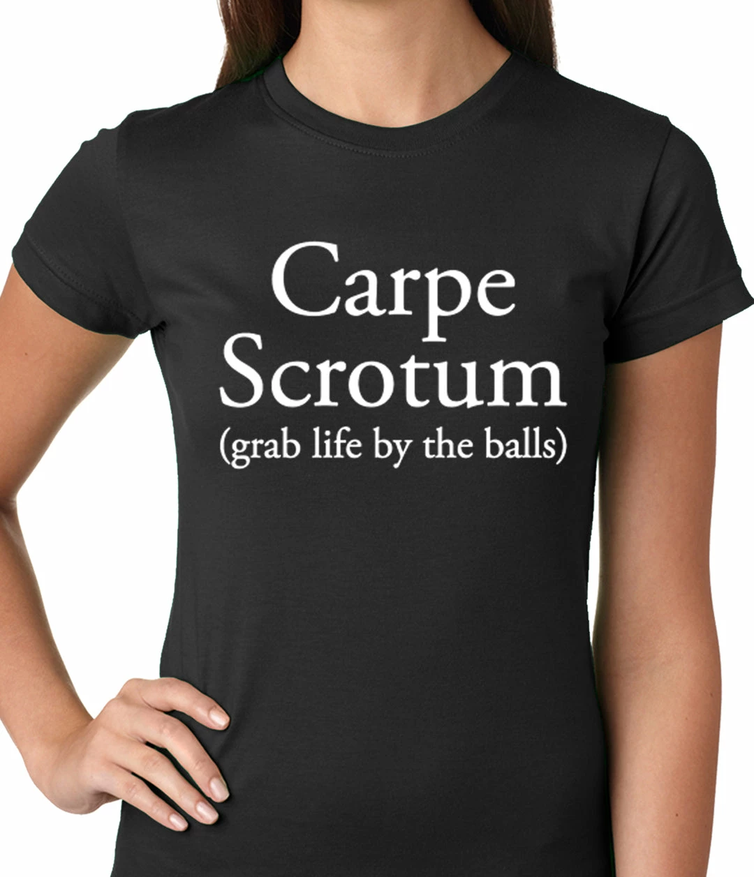 Bewild Carpe Scrotum - Grab Life By The Balls Ladies T-shirt Cool Funny & Offensive 3 Bewild Carpe Scrotum - Grab Life By The Balls Ladies T-shirt Cool Funny & Offensive