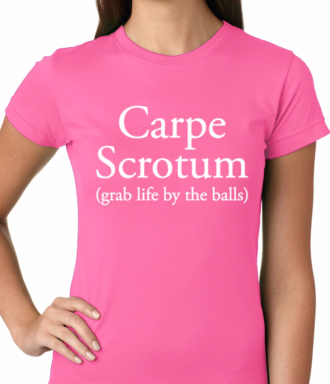 Bewild Carpe Scrotum - Grab Life By The Balls Ladies T-shirt Cool Funny & Offensive 6 Bewild Carpe Scrotum - Grab Life By The Balls Ladies T-shirt Cool Funny & Offensive