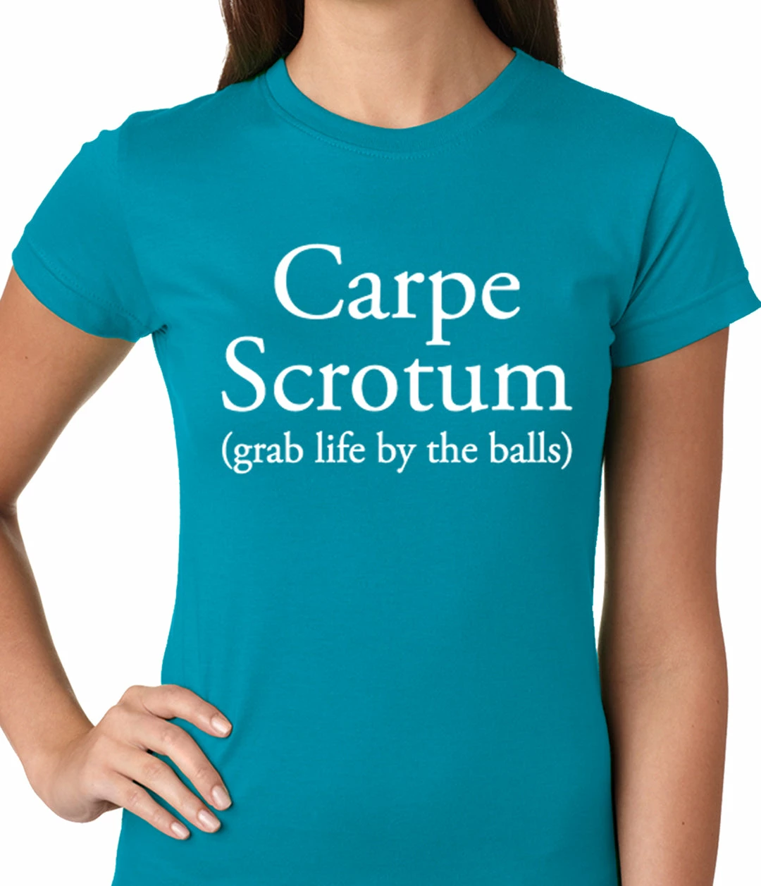 Bewild Carpe Scrotum - Grab Life By The Balls Ladies T-shirt Cool Funny & Offensive 10 Bewild Carpe Scrotum - Grab Life By The Balls Ladies T-shirt Cool Funny & Offensive