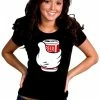 Bewild Cool Funny & Offensive Cartoon Hand Beer Can Girl's T-Shirt 1 Bewild Cool Funny & Offensive Cartoon Hand Beer Can Girl's T-Shirt