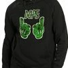 Bewild Cool Funny & Offensive Cartoon Hands Dope Pot Leaf Pattern Adult Hoodie