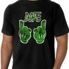 Bewild Cool Funny & Offensive Cartoon Hands Dope Pot Leaf Pattern Men's T-Shirt 2 Bewild Cool Funny & Offensive Cartoon Hands Dope Pot Leaf Pattern Men's T-Shirt