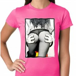 Bewild Cartoon Hands Getting A Feel Butt Girls T-shirt Cool Funny & Offensive