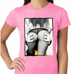 Bewild Cartoon Hands Getting A Feel Butt Girls T-shirt Cool Funny & Offensive
