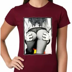 Bewild Cartoon Hands Getting A Feel Butt Girls T-shirt Cool Funny & Offensive