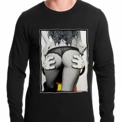 Bewild Cartoon Hands Getting A Feel Butt Thermal Shirt