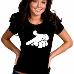 Bewild Cartoon Hands Gun Girl's T-Shirt 14 Bewild Cartoon Hands Gun Girl's T-Shirt