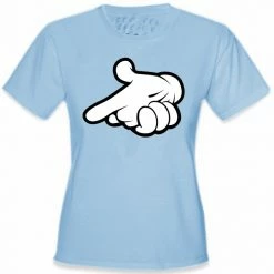Bewild Cartoon Hands Gun Girl's T-Shirt 16 Bewild Cartoon Hands Gun Girl's T-Shirt