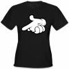 Bewild Cartoon Hands Gun Girl's T-Shirt 1 Bewild Cartoon Hands Gun Girl's T-Shirt