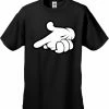Bewild Cartoon Hands Gun Men's T-Shirt