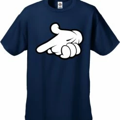 Bewild Cartoon Hands Gun Men's T-Shirt