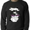 Bewild Cartoon Hands - Purple Drink Adult Crewneck