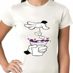 Bewild Cartoon Hands - Purple Drink Ladies T-shirt Cool Funny & Offensive 21 Bewild Cartoon Hands - Purple Drink Ladies T-shirt Cool Funny & Offensive