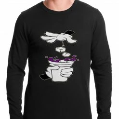 Bewild Cartoon Hands - Purple Drink Thermal Shirt