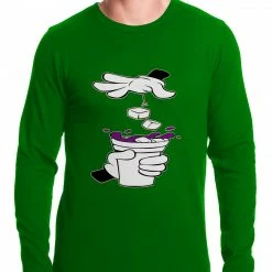 Bewild Cartoon Hands - Purple Drink Thermal Shirt