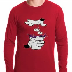 Bewild Cartoon Hands - Purple Drink Thermal Shirt