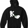 Bewild Cool Funny & Offensive Cartoon Hands Roll A Joint Adult Hoodie