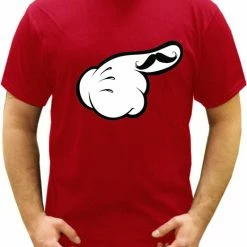 Bewild Cartoon Hands The 'Stache Men's T-Shirt Cool Funny & Offensive