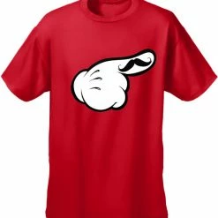 Bewild Cartoon Hands The 'Stache Men's T-Shirt Cool Funny & Offensive