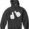 Bewild Cartoon Hands This Guy Adult Hoodie