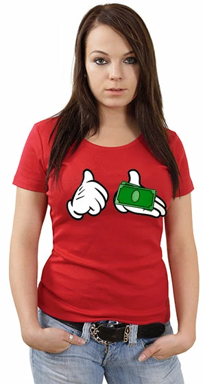 Bewild Cartoon Money Hands Girls T-Shirt Cool Funny & Offensive 3 Bewild Cartoon Money Hands Girls T-Shirt Cool Funny & Offensive