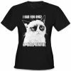 Bewild Cat Girl's T-Shirt Cool Funny & Offensive 1 Bewild Cat Girl's T-Shirt Cool Funny & Offensive