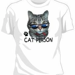 Bewild Cat Person Girls T-Shirt Cool Funny & Offensive