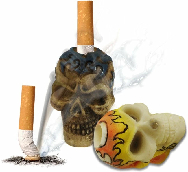 Bewild Ashtrays & Snuffers Catacomb Skulls Cigarette Snuffers 6 Bewild Ashtrays & Snuffers Catacomb Skulls Cigarette Snuffers