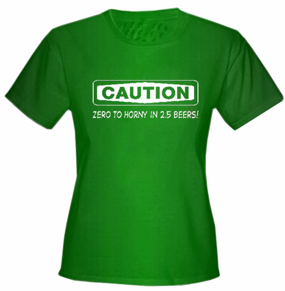 Bewild Caution: Zero To Horny Girls T-Shirt 5 Bewild Caution: Zero To Horny Girls T-Shirt