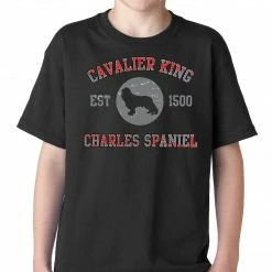 Bewild Cavalier King Charles Spaniel EST. 1500 Kids T-shirt Cool Funny & Offensive