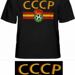 Bewild CCCP USSR Soviet Union Vintage Shield International Mens T-Shirt Nationality & Ethnic