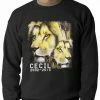 Bewild Say It Loud Cecil The Lion Tribute Shirt Adult Crewneck